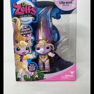 Lilly-goat the Zelfs doll - Purple and Gold - new in damaged box - collectible